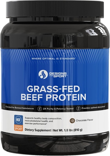 [BRSROGTYCMORYD3Z] Disainid Sport Beef Protein Pulber - NSF sertifitseeritud sport hüdrolüüsitud valk - väga imenduv aminohapetega, kollageeni lähteainetega - luupuljongi valk sportlastele (šokolaad, 30 serveerimist)