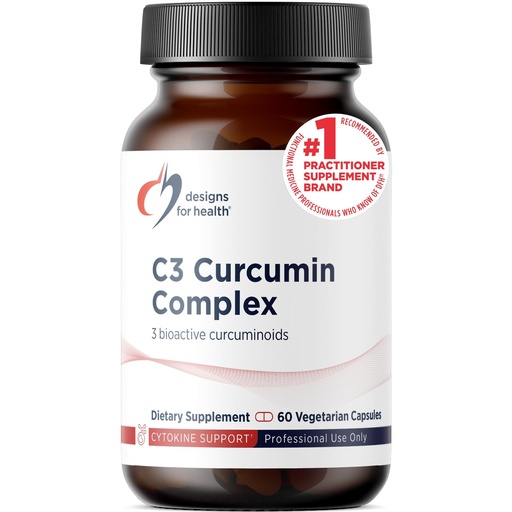 [BRSWIYQ3AQFGIHTC] Designs for Health C3 Curcumin Complex - Highly Bioavailable Curcuminoid Turmeric Supplement, 400mg with 3 Bioactive Curcuminoids - Non-GMO, Gluten-Free + Vegetarian (60 Capsules)