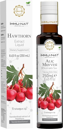 [BRSWGGAYOUIGYAAZ] Hawthorn Berry Liquid Supplement (8.5oz) Cardiovascular & Blood Pressure Support - Herbal Formula