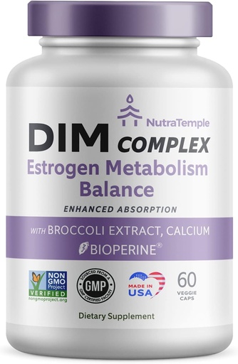 [BRSWYFA5OYNRS3L3] Dim dodatek [Vylepšená absorpce s bioperine, brokolice, vápník] Diindolylmethan Hormonální bilance pro ženy a muže, Estrogen Metabolismus, Menopauza Podpora a Stress Relief pilulky