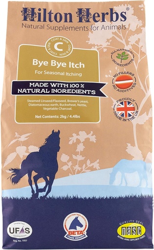 [BRSWKFI2AENWADTK] Hilton Herbs 70404 Bye Bye Itch Equine Supplement 1 Piece 4.4lb