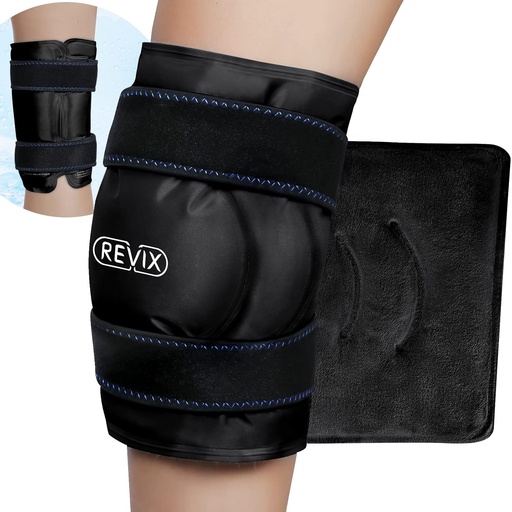 [BRSW2BDYOJ5REHQY] REVIX XL Ice Pack for Knee Replacement Recovery, Ice Wrap with Cold Compression for Discomfort and Fatigue, Gel Cold Pack Wrap Around Entire Knee, Promoting Flexibility and Mobility