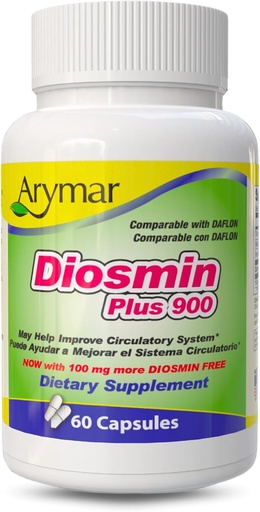 [BRSWICQCOYMGEGQV] Arymar Diosmin Plus 900, support du système circulatoire (60 capsules/paquet de 1)