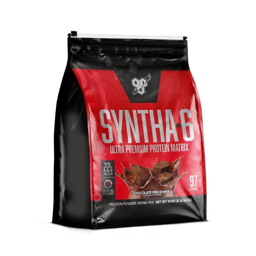 [BRSWIEYTBYGQGEI3] BSN SYNTHA-6 Whey Protein Powder with Micellar Casein, Chocolate Milk Protein Isolate Powder, Chocolate Milkshake, 97 Servings (Package May Vary)