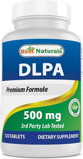 [BRSWKGQHOECR6GTU] Meilleurs naturels DLPA 500 mg 120 comprimés