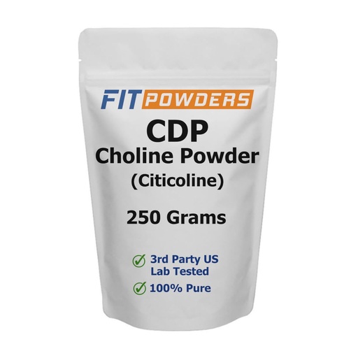 [BRSRAYIPBMHGA234] Citicoline Powder, Pure CDP Choline with Scoop (250 Grams)