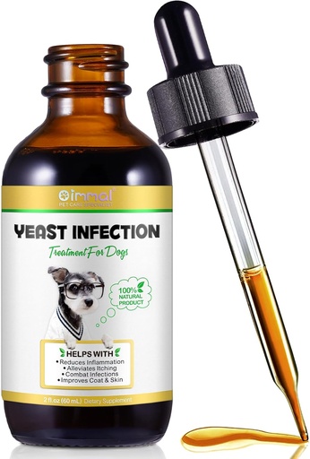 [BRSRAFD3BEFAMAY3] Yeast Infection Treatment for Dogs, Naturally Supports Dog Healthy Itch Relief, Ear Infection Treatment, Dogs Allergy Relief, Inflammation Relief & More (1pcs)