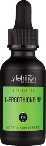[BRSROYDRDF5ROHY2] Lyfetrition L-Ergothioneine Liquid Supplement 540 mq, 4 Oz Liquid,220 Xidmət,Made in ABŞ,Quick Aboreksiya, Təchizatlı Potent Materialları,Third-Party Tested,Non-GMO,GMP Sertifikalı,Cruelty-Free Products