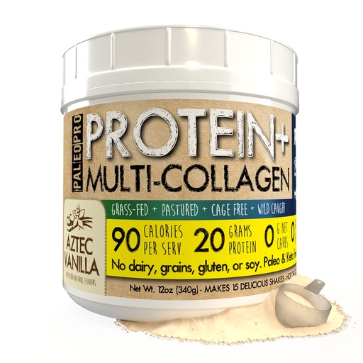 [BRSW2EIYAUFBA3LZ] PaleoPro® Protein+ Multi-Collagen (Aztec Vanilla)