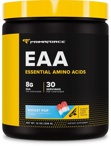 [BRSROGIRDEPA4GQY] Primaforce EAA Powder (30 Servings, Rocket Pop Flavor) - Essential Amino Acids for Pre/Intra Workout and Recovery - Non-GMO and Gluten Free