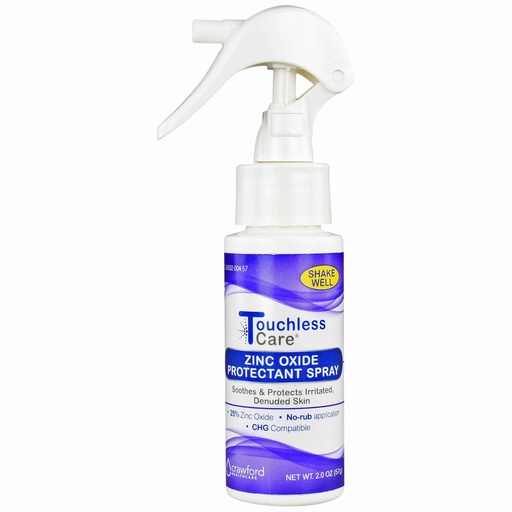 [BRSWGED2DMAQKHL4] Zinc Oxide Protectant Spray, Fast Relief of Adult Diaper Rash caused by Adult Incontinence, Easy to Apply Touch Free Spray, Eases Skin Irritation, No Messy Creams (2 oz) - 62402