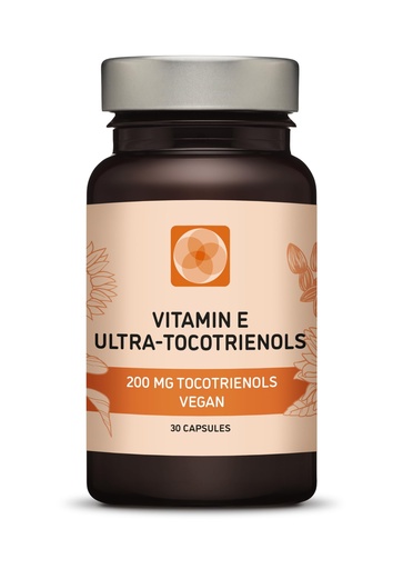 [BRSRMCANPIPQIHYY] Ultra Tocotrienol 200mg Vitamin E Vegan – All 4 tocotrienols - Alpha Tocotrienol + Beta Tocotrienol + Gamma Tocotrienol + Delta Tocotrienol – No Tocopherols (30)