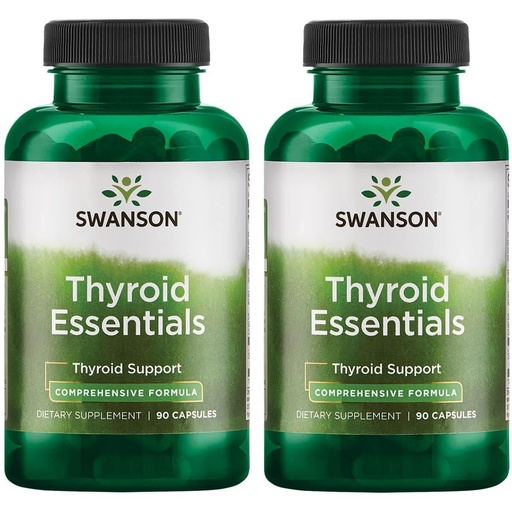 [BRSRMEIFO4NB6HT2] Swanson Thyroid Essentials 90 Capsules (2 Pack)