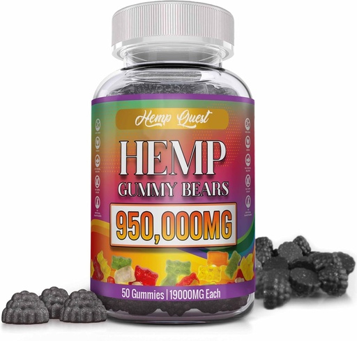 [BRSRAYALBABQIFDA] Natural Hemp Gummies High Potency Pure Organic Hemp Oil Supplement - Natural Edibles Gummies Gomitas Vegan Advanced