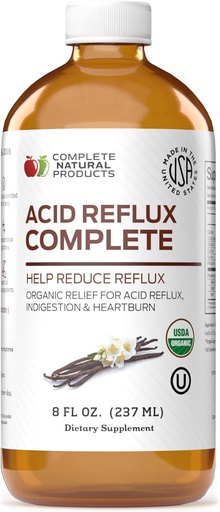 [BRSWGZY5C4MWODLH] Acid Reflux Complete 8oz - Naravna organska tekoča zgaga, GERD, & Amish Reflux Remedy & Medicine