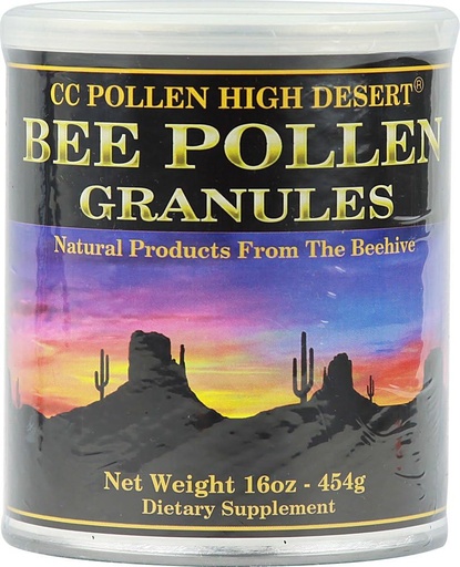 [BRSWIYQ2BYDRG2L4] C C Pollen Bee Pollen Granules emballées en étain -- 1 lb