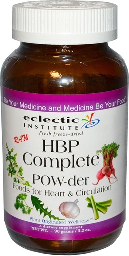 [BRSWIHD4O4PQ4CD4] Eclectic Institute, HBP Complete, Whole Food POWder, 3.2 oz (90 g)