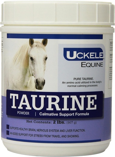 [BRSWIGQLOMPRGHTU] Uckele Taurine Horse Supplement - Calmative Support Formula for Horses - Equine Vitamin & Mineral Supplement - 2 pound (lb)