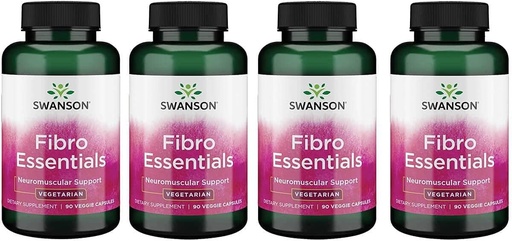 [BRSWGAAEOUMGC2DX] Swanson Fibro Απαραίτητα 90 Κάψουλες Veg (4 Συσκευασία)