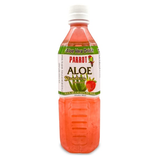 [BRSW2ZA6O55AACTH] Parrot Brand Aloe Φράουλα 16.9 fl.oz. (Συσκευασία των 10)