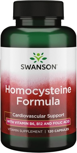 [BRSWIZAGDIFQY33K] Swanson Homocysteine Formula 120 Capsules