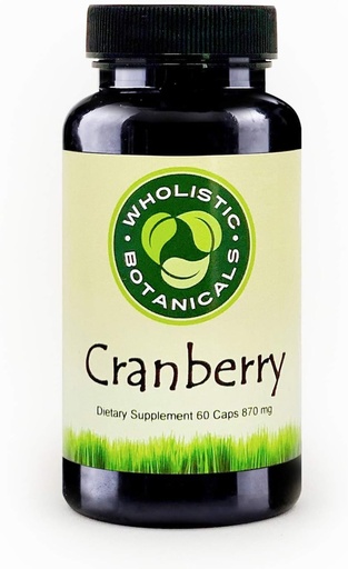 [BRSWIZQFA56BKC3M] Cranberry Capsule — Cranberry Pills, Urinary Tract Health, Prostate and Kidney Health — 60ct