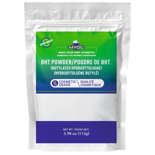 [BRSRMAIHBMCREF3P] BHT Powder (113 g / 3.98 oz) - Cosmetic Grade Antioxidant Stabilizer for Oils Creams Serums Lotions & DIY Formulations