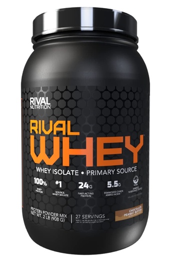 [BRSWKHQRAB5AE237] Rival Whey Chocolate Peanut Butter 2lb