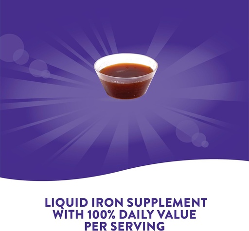 [BRSRAY35CQPGAYLA] Nature's Way Liquid Iron, liefert täglichen Wert von Eisen, Zuckerfrei, Berry Flavored, 16 Fl. Oz. (Pack von 2)