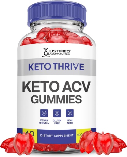 [BRSRAZYQDMHA43Y7] Keto Thrive Keto ACV Gummies Advanced Formel 1000MG Keto Thrive Keto Gummies Apple Cider Vinegar Formulerad med Pomegranate Beet Juice Powder B12 Vegan Non GMO 60 Gummys