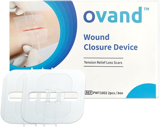 [BRSW2EACDEDWCHL3] 2 Pcs Emergency Laceration Closhes, Butterfly Bandaides Wound Closure, Chirurgické Laceration Opravy bez setí, Rychlý Clot, Nouzové Wound Cloches Device (PU)