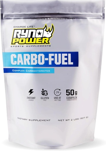[BRSWIZACOEFBSCA7] Ryno Power Carbo- Ceuel Simulant-Free Beby 2b (20 Servings) - Pura Carbohydrader for Athletic - Vegan i Guten Free