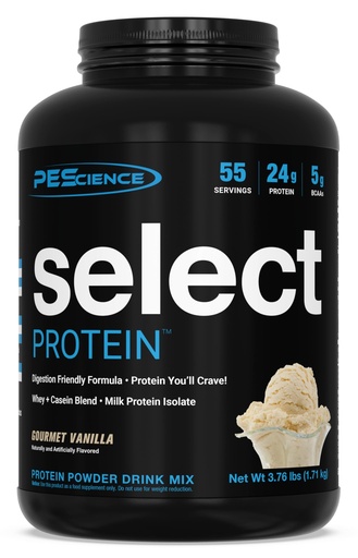 [BRSWKZLRPIPQOC3I] PEScience Select Protein Powder, Whey and Casein Blend, Lean Protein Powder for Women and Men, Low Calorie, Low Carb, Keto Friendly, Gluten Free, Gourmet Vanilla - 55 Servings