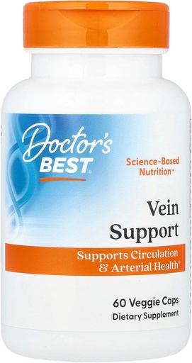 [BRSWIGA6OMBQMGDE] Doctor 's Best, Best Vein Support W / Diosvein Menaq7 (Veggie Caps), 60 Greve