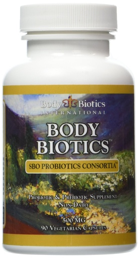 [BRSWIZIMOYGQKG3I] Body Biotics Bio-Identical SBO Probiotics Consortia, Probiotic and Prebiotic Supplement, Non-Dairy, 90 Capsules
