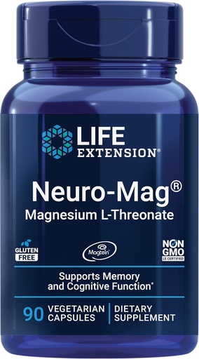 [BRSROCAYC57RQ2Q2] Life Extension Same 400 mg & Neuro-mag L-threonate Supplements for Joint, Liver, Brain Health, Memory & Care, Non-GMO, Gluten Free, 60 & 90