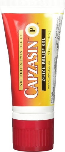 [BRSWIYYZBF6R4CTI] Capzasin Arthritis Pain Relief, Quick Relief Gel, No Mess Sponge Applicator 1.5 oz (42.5 g)