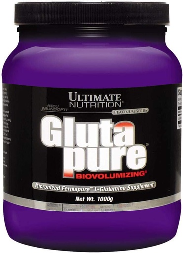 [BRSWIYAMCUMQECLA] Ultimate Nutrition Glutapure 5000mg Biovolumizing, Muscle Recovery Supplements with L-Glutamine, Amino Acid Powder for Immune Function, 1000g Powder, 200 Servings