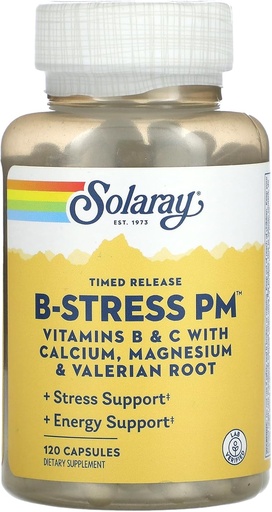 [BRSWIH32PIGAECDG] Solaray B-Stress PM добавка, 120 граф