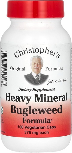 [BRSWKYICAIPRU2DK] Recepty Dr. Christophera Heavy Mineral Bugleweed Formule - 400 mg - 100 Caps