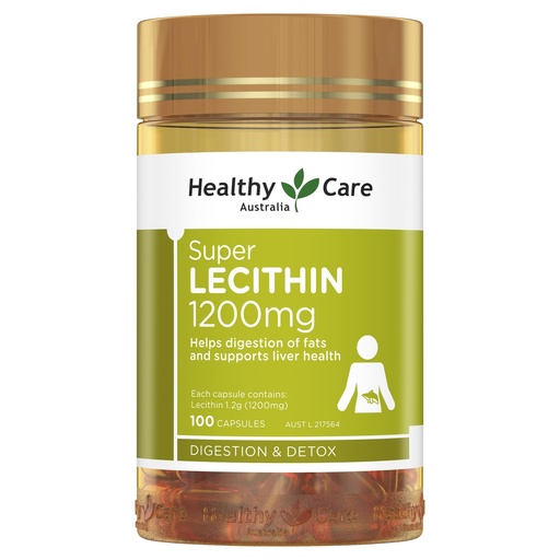 [BRSWIBT6PMGGICL2] Healthy Care Lecithin 1200mg 100caps