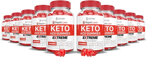 [BRSRAZT4CAORG2QZ] (10 Pack) Rapid Lean Keto ACV Gummies Extreme 2000MG Rapid Lean Keto Gummies Apple Cider Vinegar Geformuleerd met Granaatappel Beet Juice Powder B12 Vegan Non GMO 600 Gummys