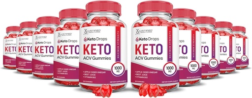 [BRSROA32BV7GADTU] (10 Pack) Keto thả Keto ACV Gummies cao cấp Công thức 1000MG Keto thả Keto Gummies Apple Cider Vinegar Công thức kèm theo Pomegragate Beet Juice B12 không GMO 300 Gummys