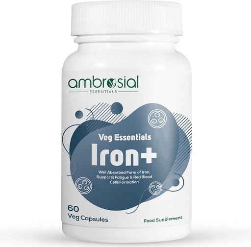 [BRSRMELQOQMWMCTB] Ambrosial Iron+ 25mg Pack of 1-60 Capsules