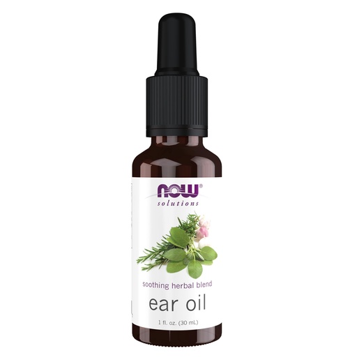 [BRSWIZTYC4IQG3TU] NOW Foods Solutions, Ear Oil, Soothing Herbal Blend, Great on Mild Discomfort or Irritation, 1-Ounce