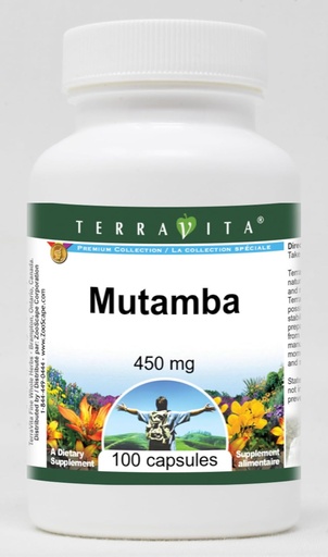 [BRSWG2QHAQJR6F3Z] Mutamba - 450 mg (100 Cápsulas, ZIN: 520897) - 3 Pack