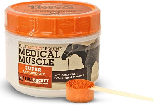 [BRSWYFQNBEHWC2D4] FullBucket Equine Medical Muscle Recovery – Athletic Muscle Recovery Horse Performance Supplement