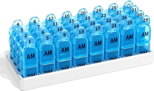 [BRSRAHA2CQBBUD3V] Aylık AM/PM Pill Organizer - Color & Number-Kod 30/31-Day Pill Box with Secure Lids, Faraday-Free & Travel-Friendly Design | Large Karşılaştırmalar for Vitamins, Supplements, Drugs (Mavi Lidd 30/31-Day Pill Box with Secure Lids, Faraday-Free & Travel-Friendly Design | Large Karşılaştırmalar, Supplements, Drugs, Drugs, Drugs, Drugs, Drugs, Drugs)